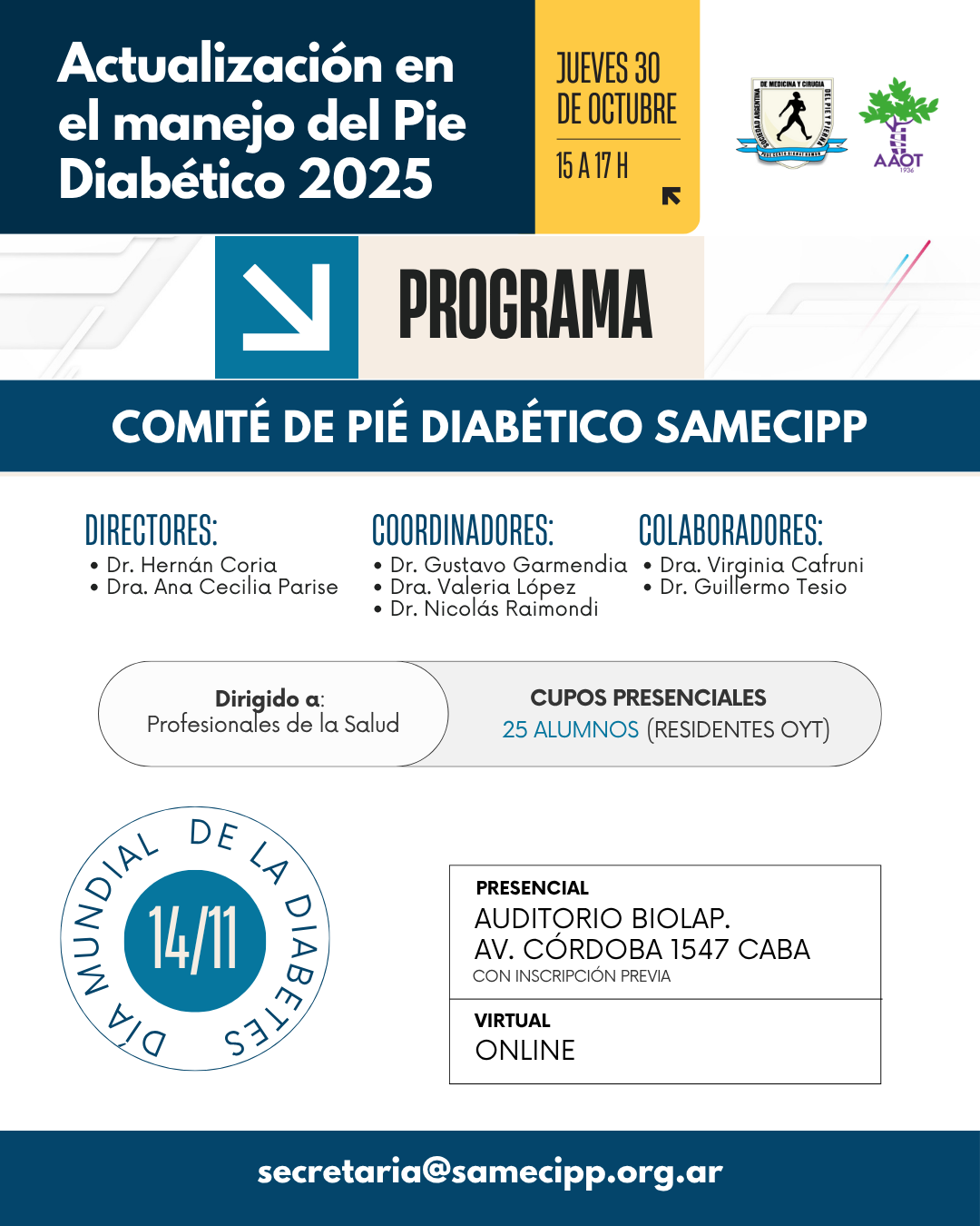 Actualizacion en manejo de pie diabetico 2025